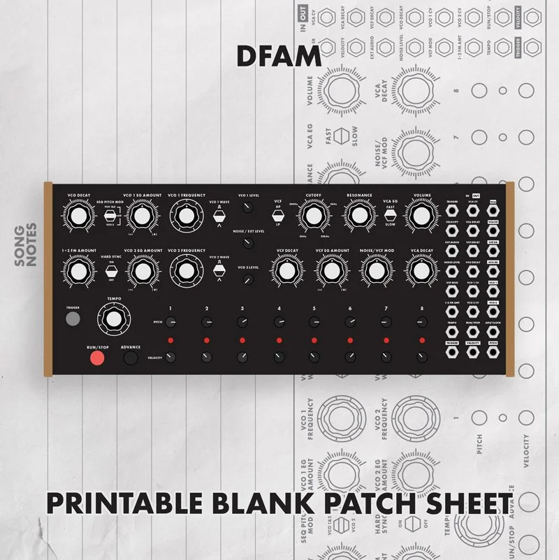 Moog DFAM Printable