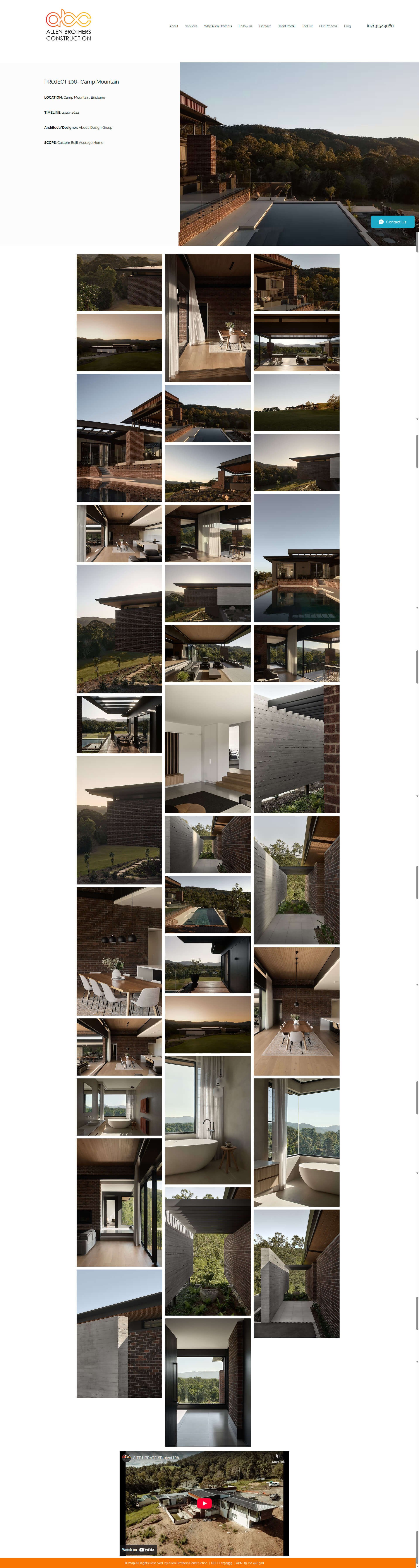 Old Project feature page
