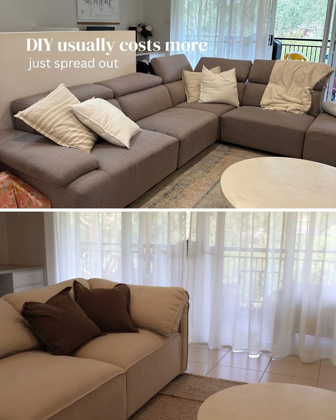 Most people think DIY saves money. 
 What they don&rsquo;t see is: 💛Hours spent researching 💛Mental load of second-guessing 💛Cost of purchases that don&rsquo;t work

Working with someone who guides you makes decisions easier, faster, and gives you