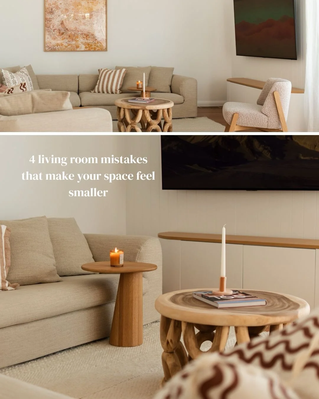 If your living room feels like something is &lsquo;off&rsquo;, it&rsquo;s usually not the furniture, it&rsquo;s how everything is working together.

I see the same layout mistakes and small adjustments can completely change how a space feels.

The ri