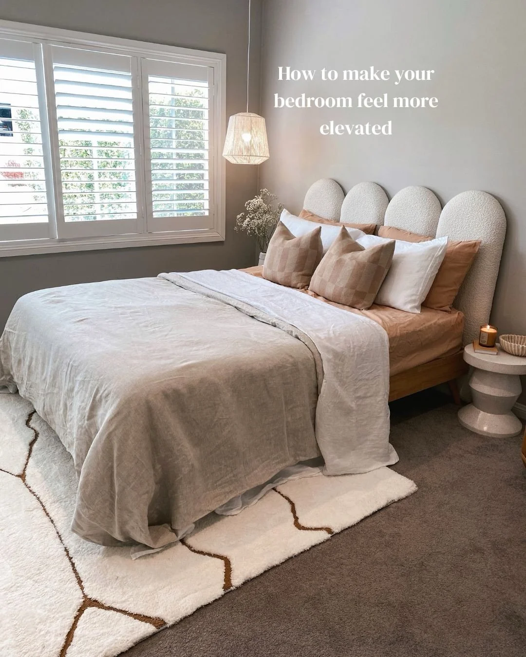 A bedroom should feel calm, considered, and easy to unwind in.
It&rsquo;s often not about adding more, but refining what&rsquo;s already there, through layering, consistency, and thoughtful styling.
The smallest details can completely change how a sp
