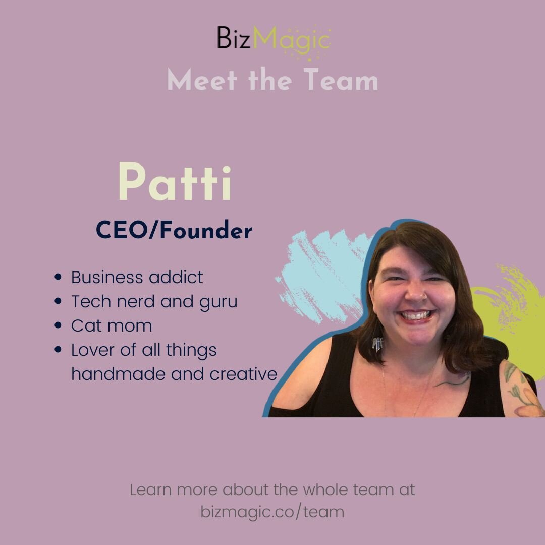 Welcome to our Meet-the-Team series! ⁠
⁠
We'll start with our CEO and Founder, Patti Meyer.⁠
⁠
Currently living in Frisco, Texas (though from San Francisco, her heart&rsquo;s home), Patti spends the majority of her time working on BizMagic (not only 