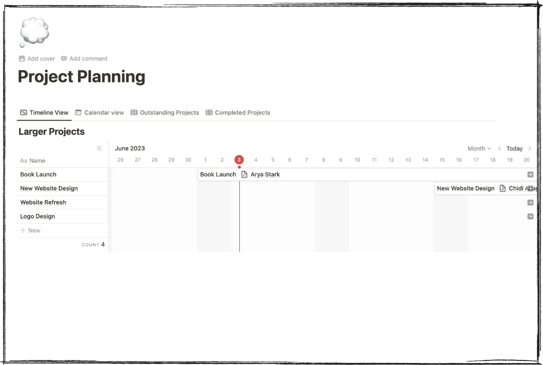 Project Planning - BizMagic Small Business Hub Notion Template.png