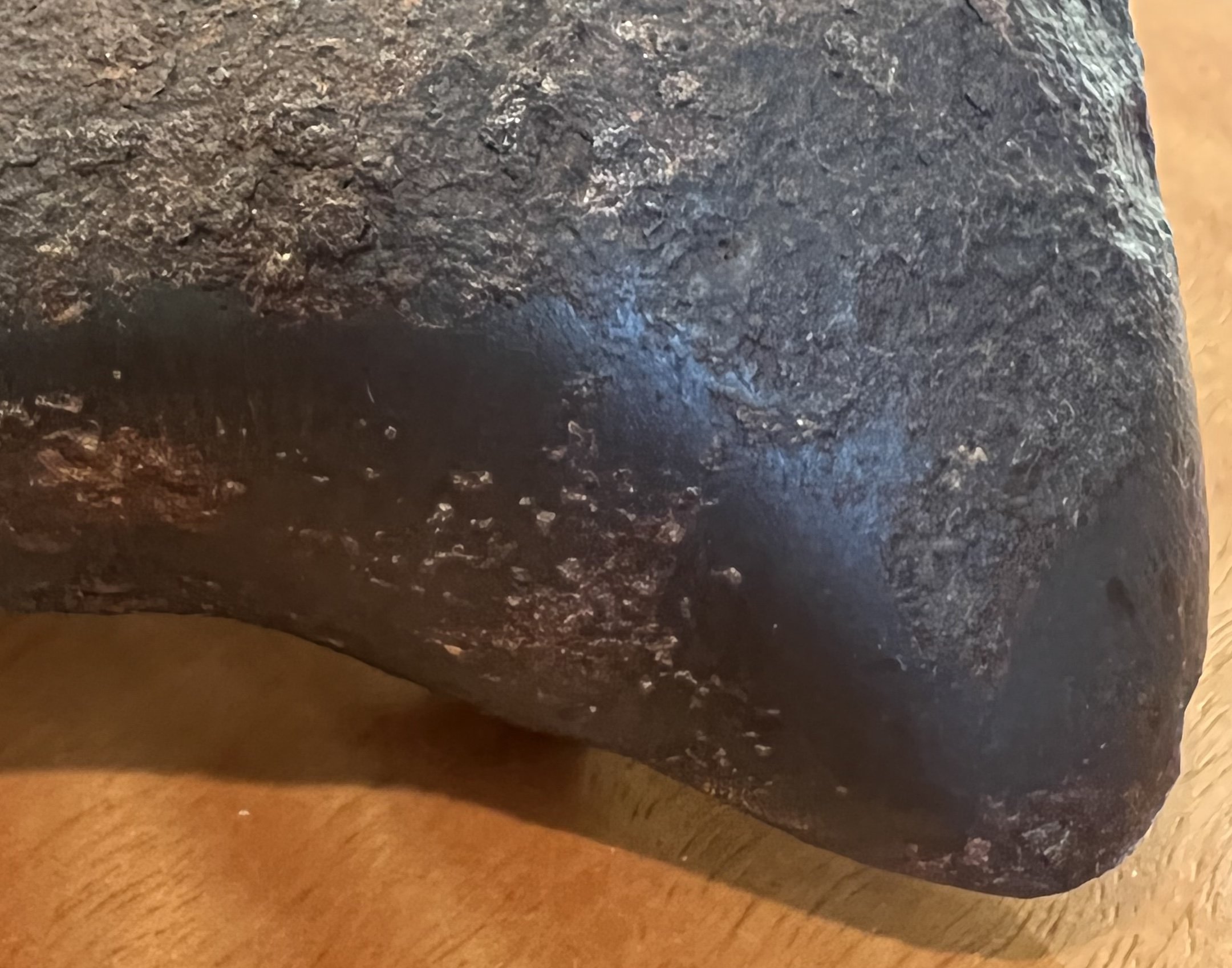 Iron Meteorite fusion crust