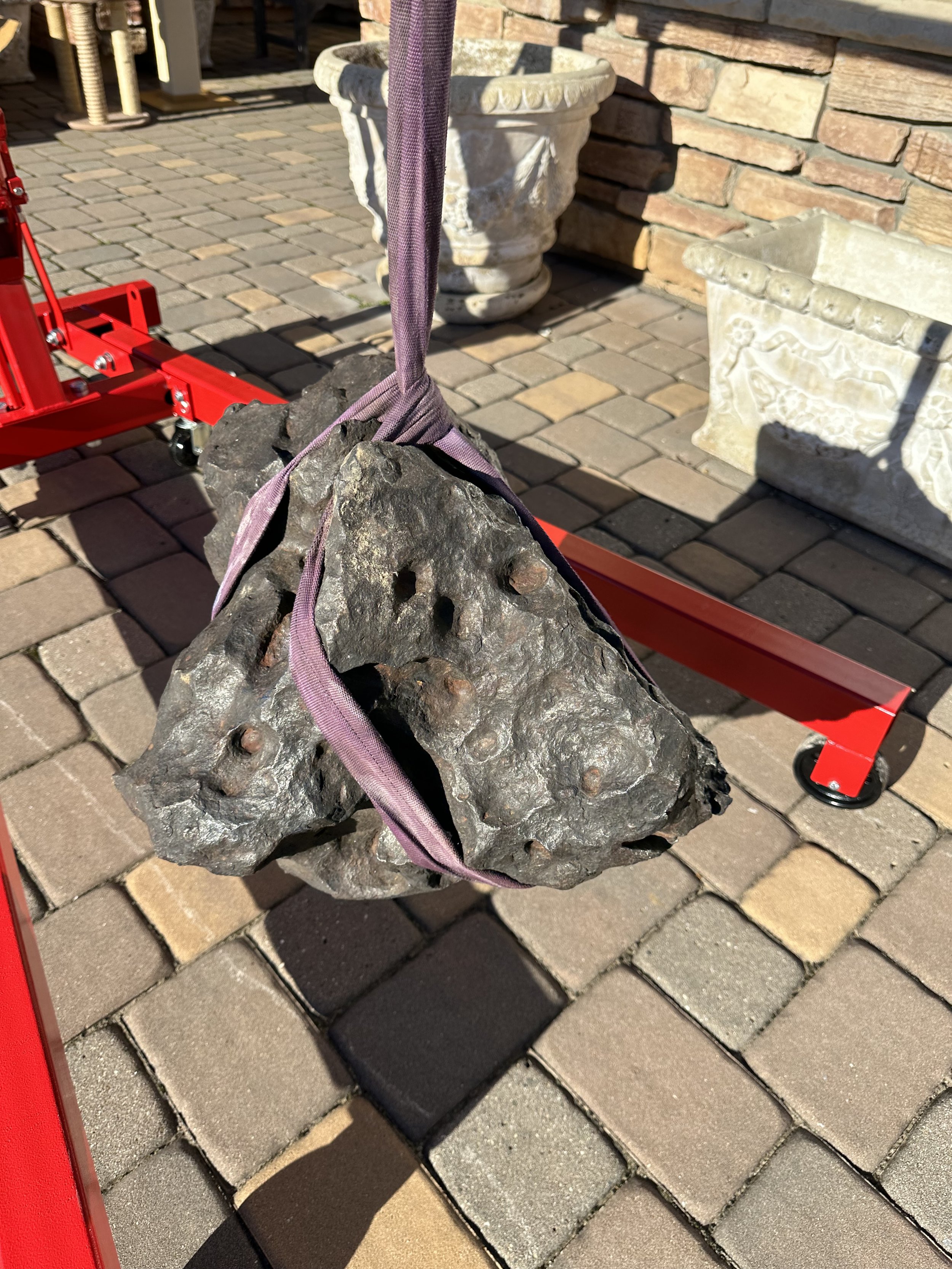 St. Aubin meteorite top view