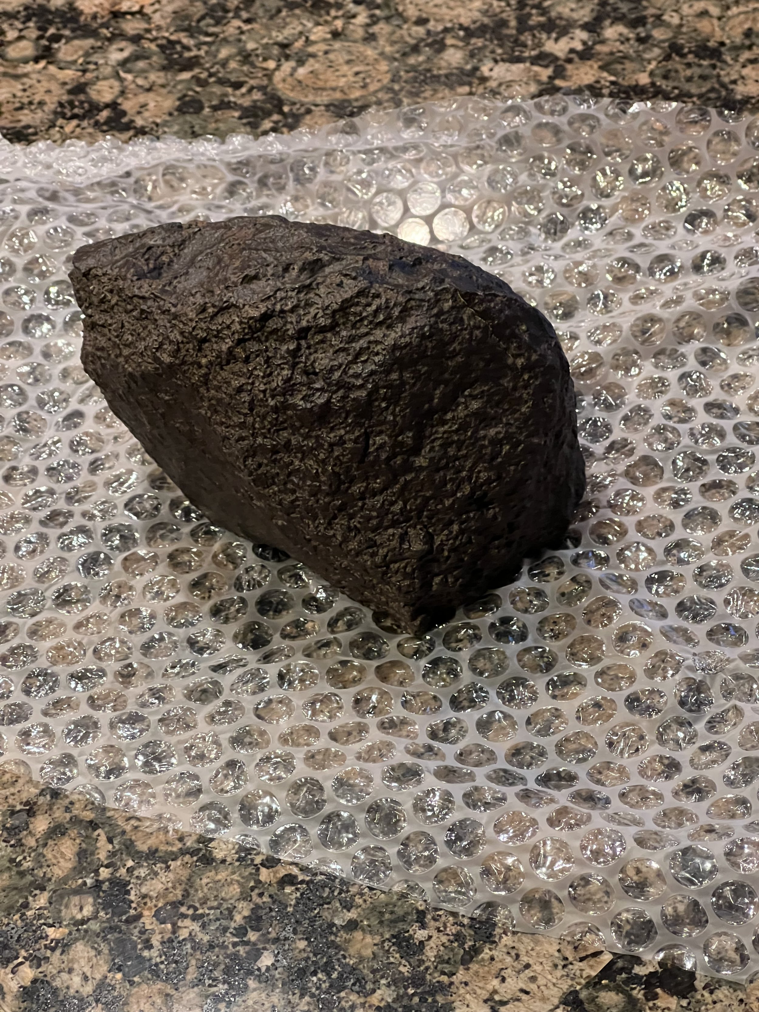 NWA 14885 Meteorite Bottom View