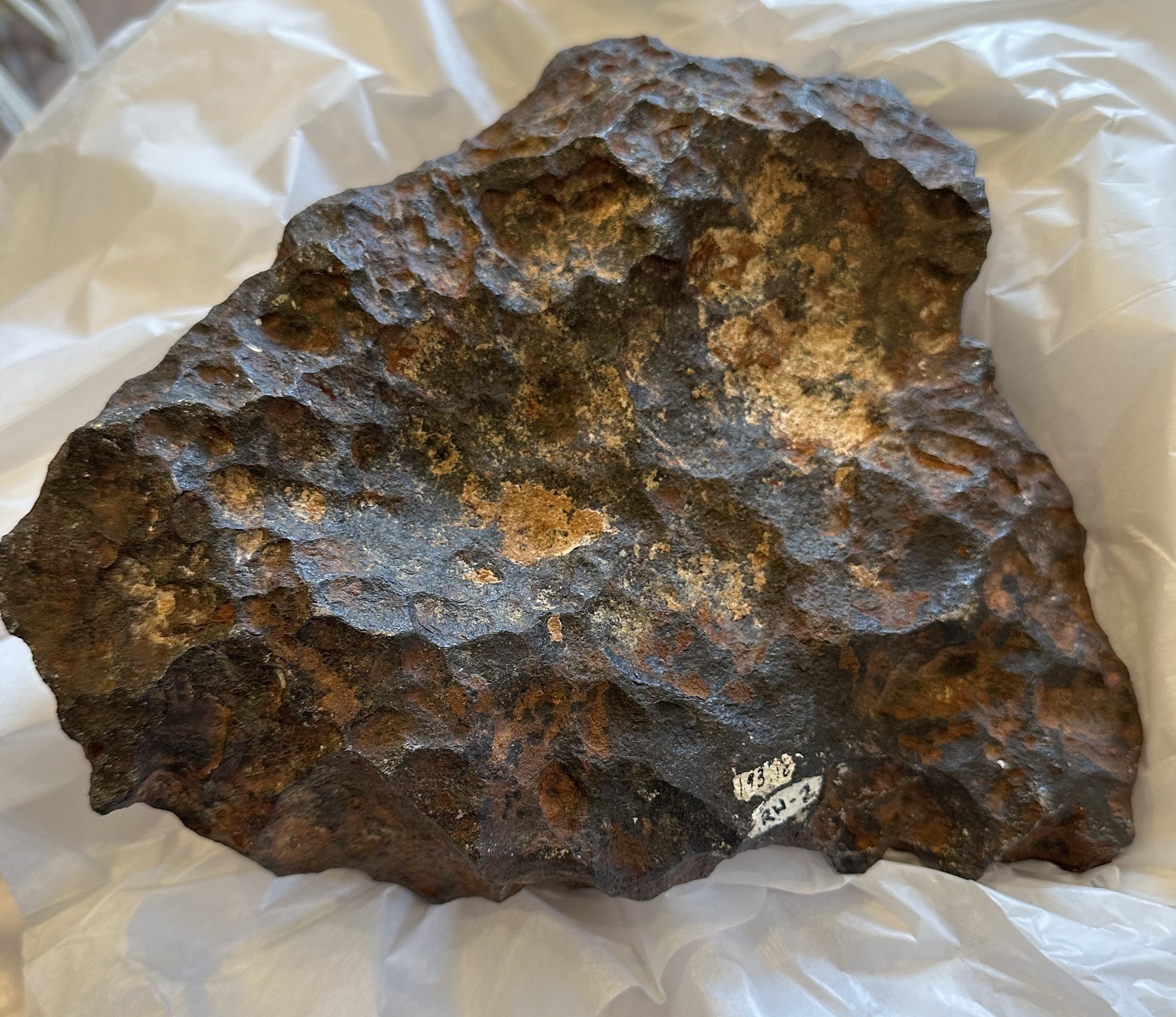 Henbury Iron Meteorite Back Side