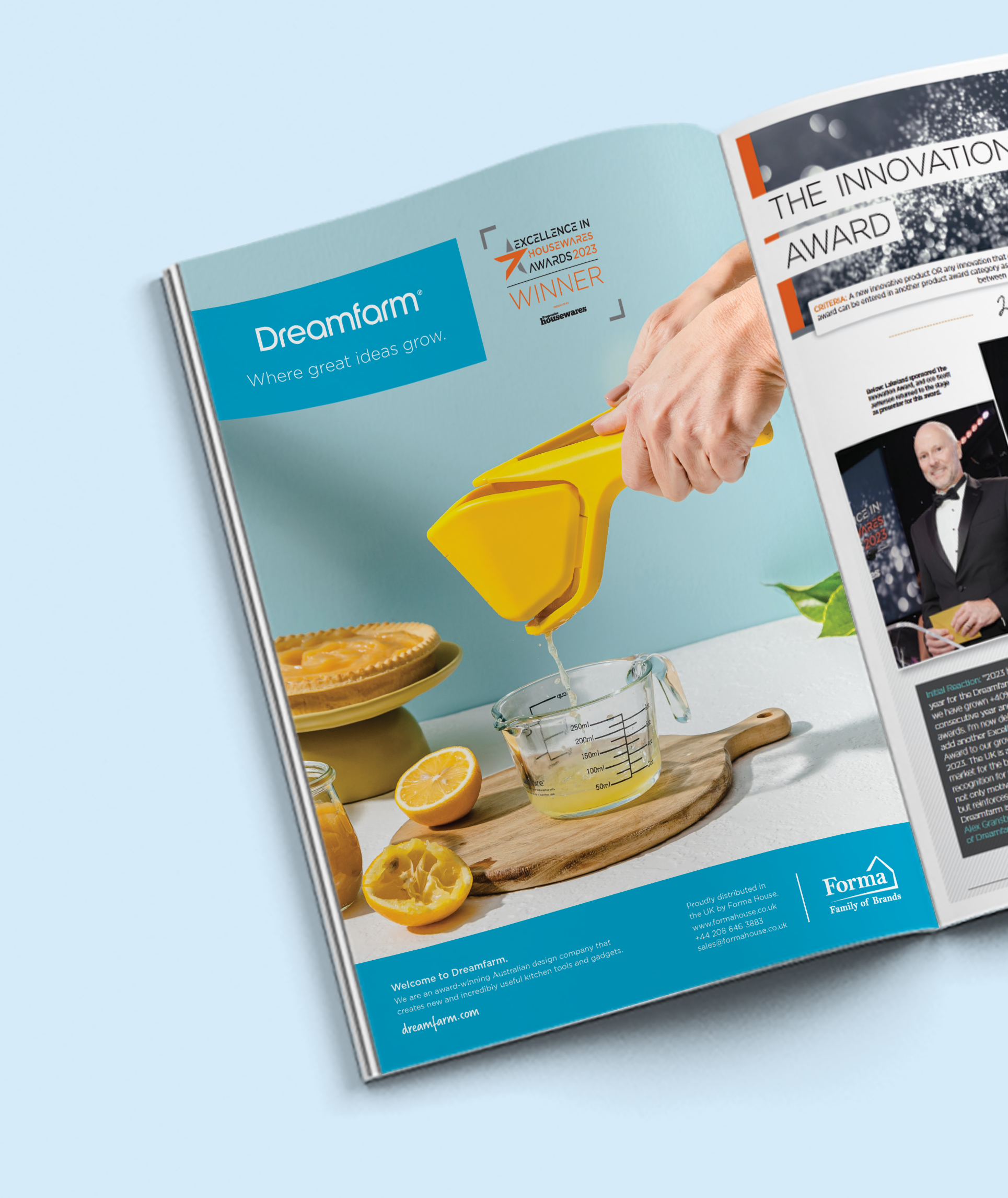 Dreamfarm - Full Page Magazine Ad
