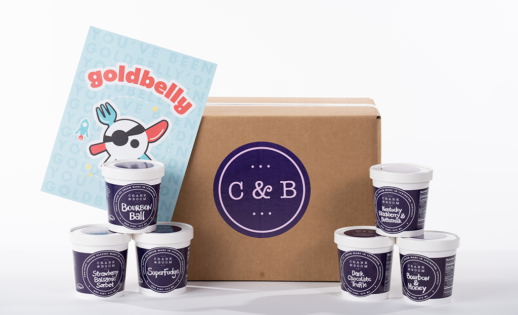 Bourbon & Honey Ice Cream - 6 Pints by Crank & Boom Craft Ice Cream |  Goldbelly