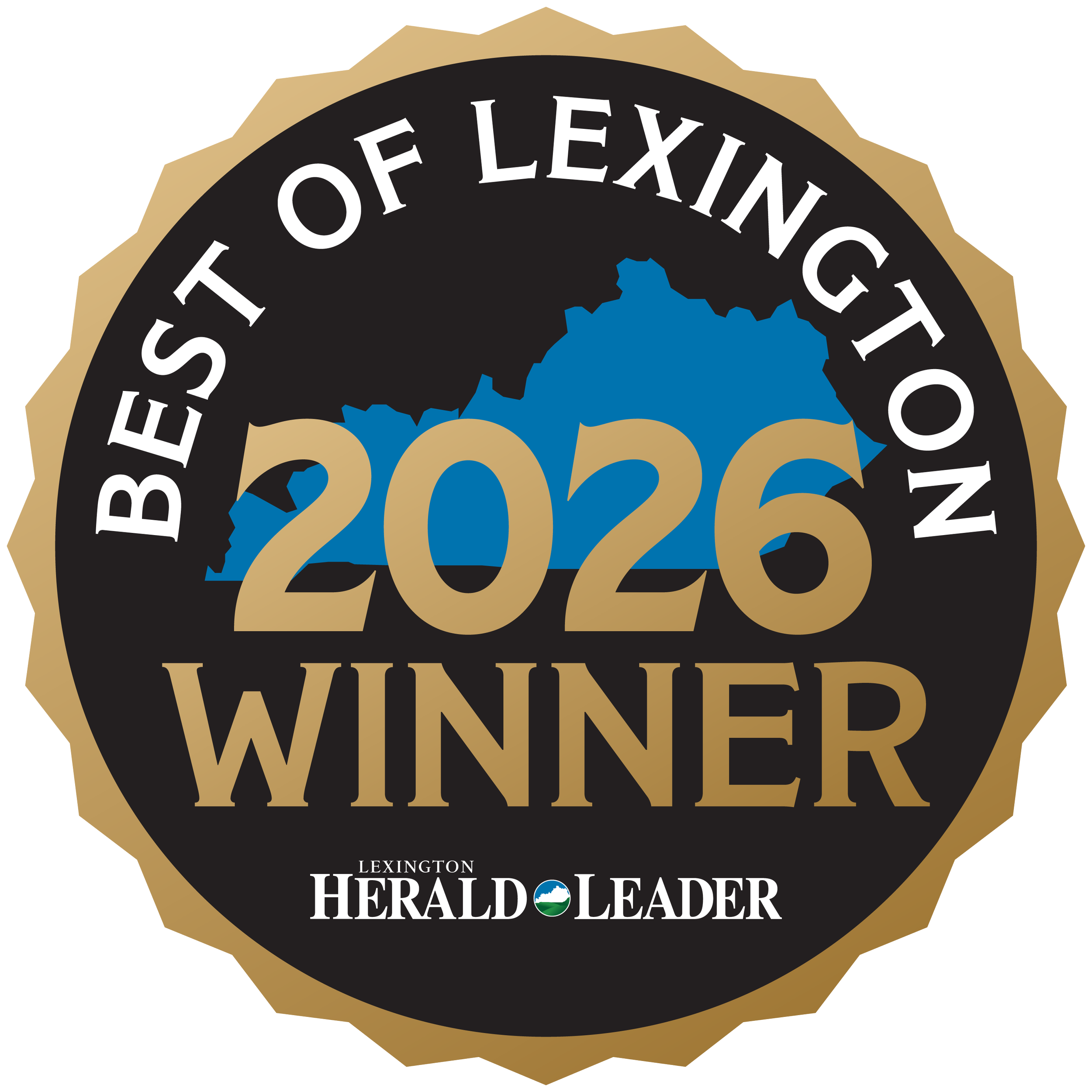 BEST OF LEXINGTON GOLD WINNER 2026