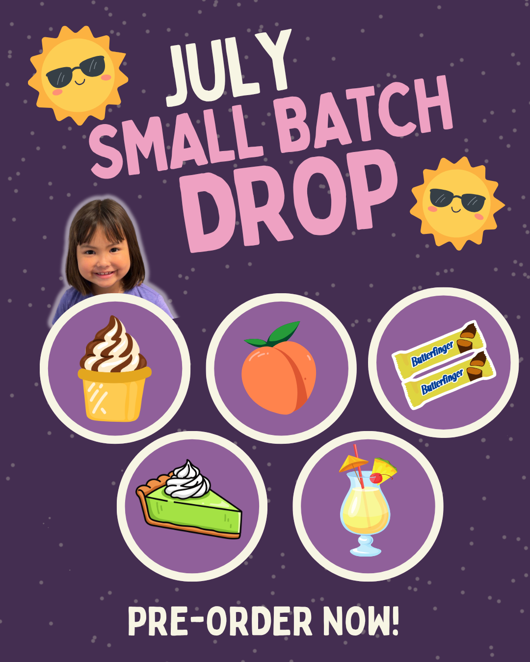 July Small Batch Flavors Ice Cream 