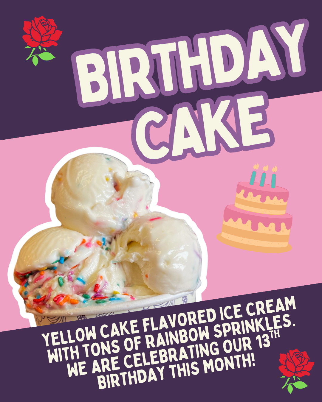 Birthday Cake Ice Cream 