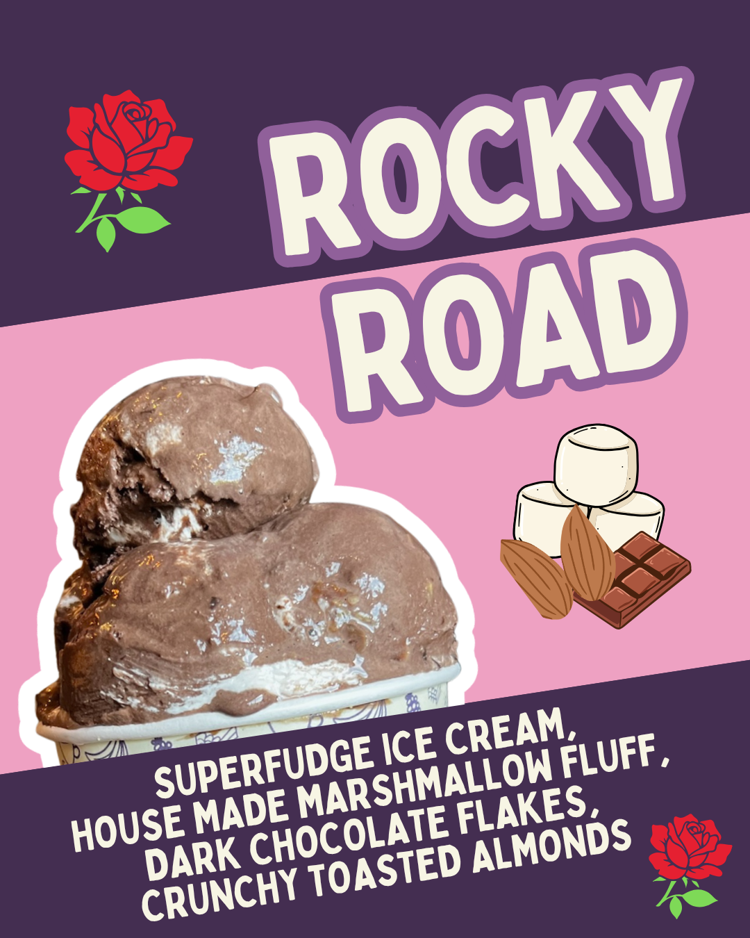 Rocky Road Ice Cream 