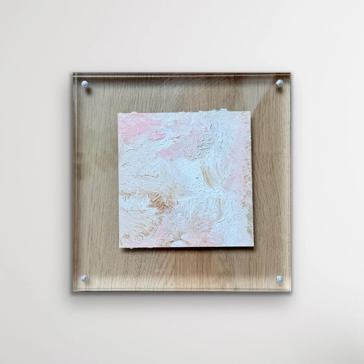 8 x 8 in  - Mixed Media on Heavy Duty  + acrylic block | 01.2026 | $200.00
