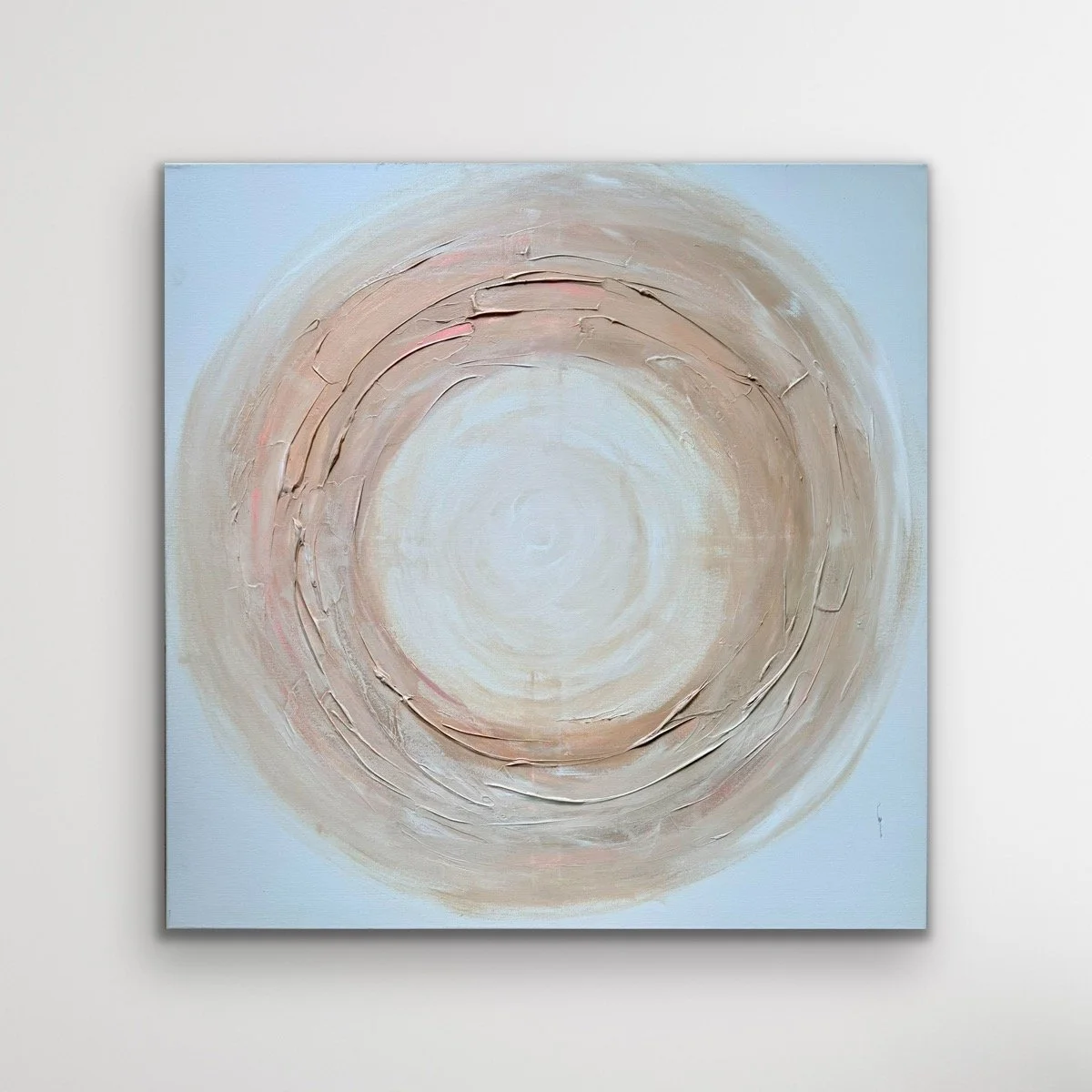Rose Flow | 05.2026 | 36x36 inches Mixed Media on Canvas | $1.500