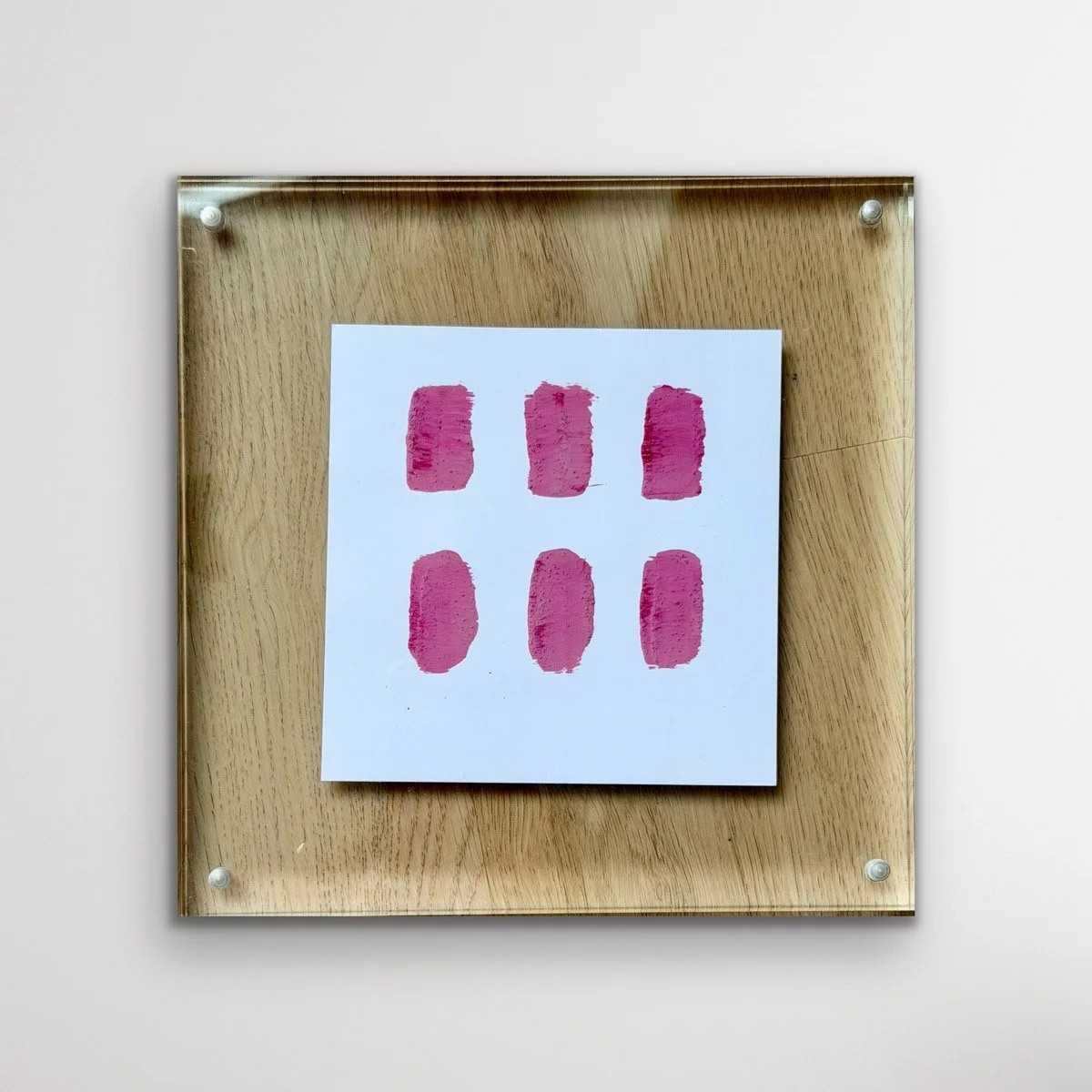 8 x 8 in  - Mixed Media on Heavy Duty  + acrylic block | 01.2026 | $200.00