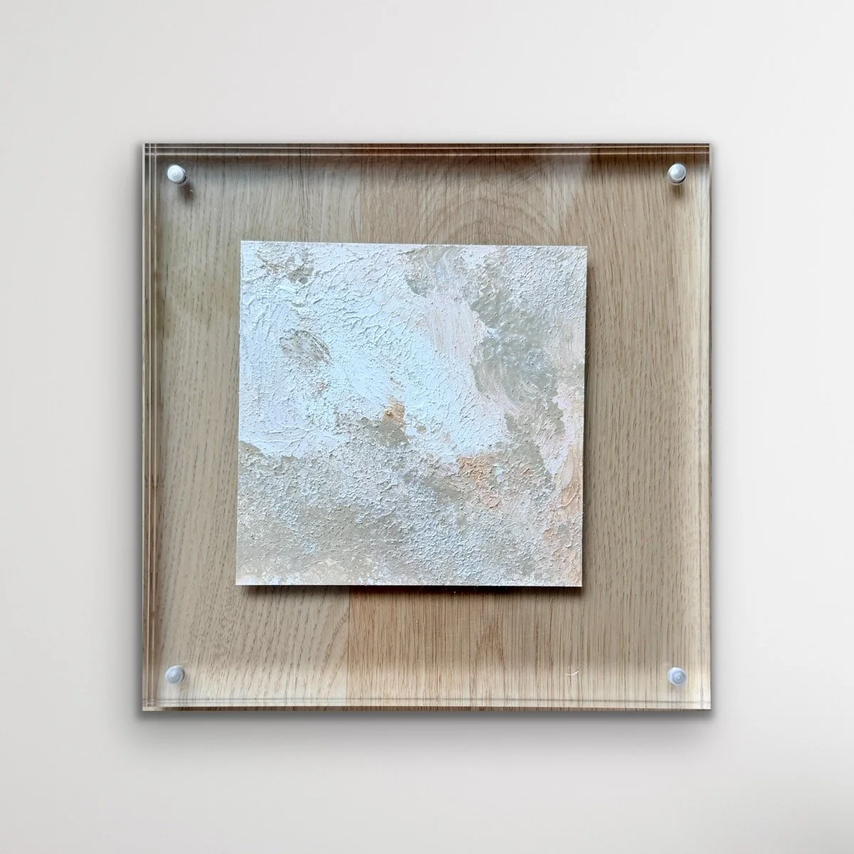 8 x 8 in  - Mixed Media on Heavy Duty  + acrylic block | 02.2026 | $200.00