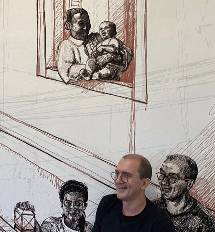 Artist Tour: I&rsquo;m tagging along with  @kelleycheng &lsquo;s tour Saturday 2-5 and will give a bit of an insight into my work around 3pm. Come and say hello, take a selfie with the art, and enjoy the 3 works as well as the beautiful house and lan