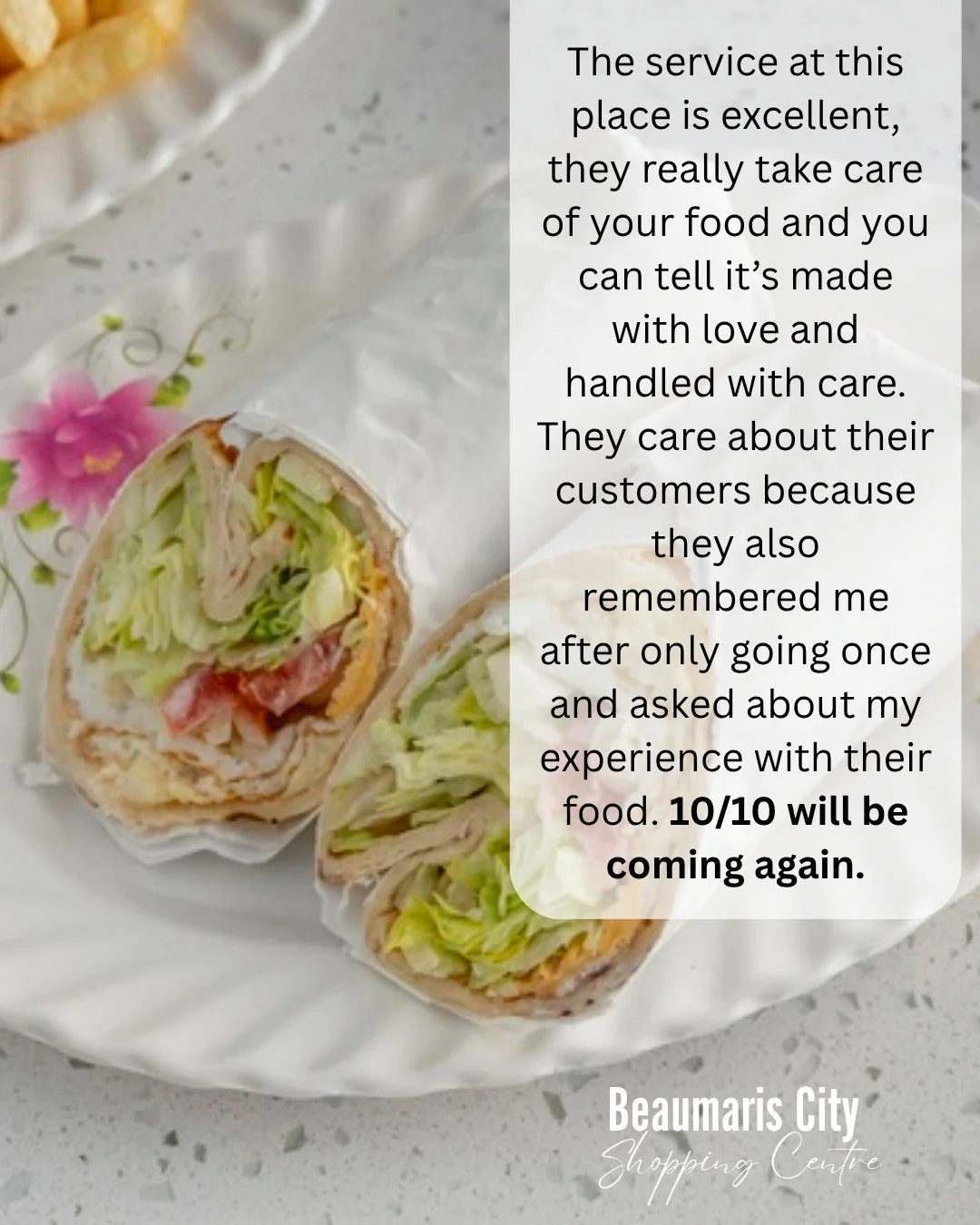 Thanks Reef for your awesome review of @oceanreefkebabs 
🍔🌯🥗🍚

"The service at this place is excellent, they really take care of your food and you can tell it&rsquo;s made with love and handled with care. They care about their customers beca