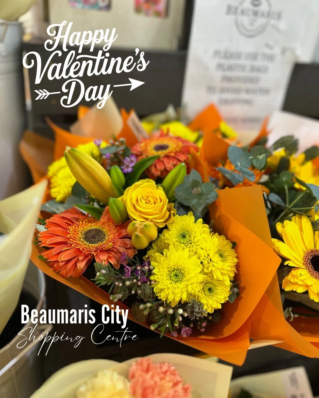 Happy Valentine's Day from everyone at Beaumaris Shopping Centre. &hearts;️

If you need a last minute bunch of flowers, chocolates, card or gift - head to the shopping centre and visit IGA, the newsagent or one of our friendly retailers.