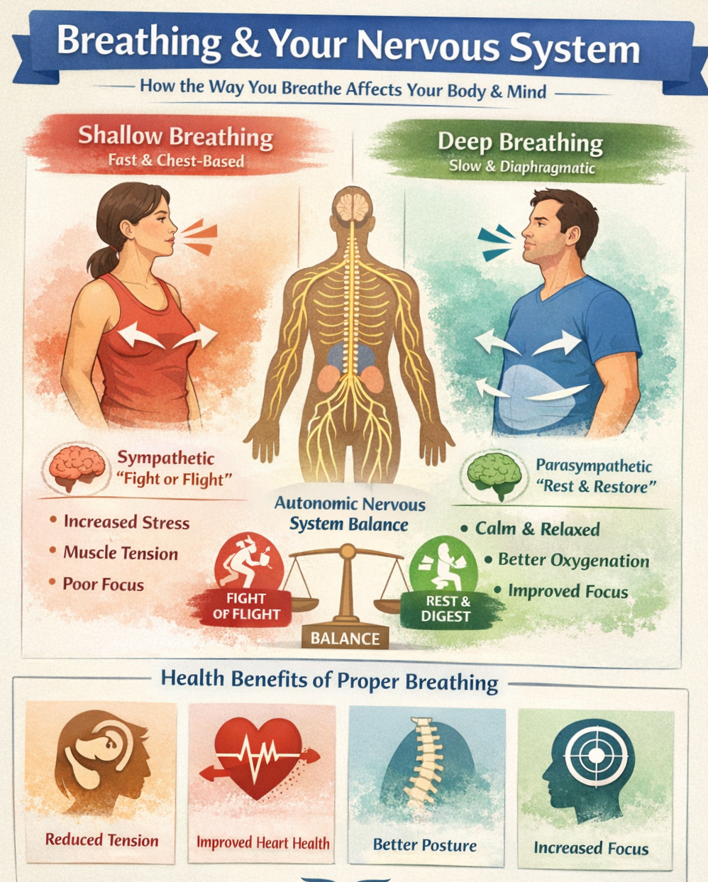 Breathing, the Nervous System, and Your Health