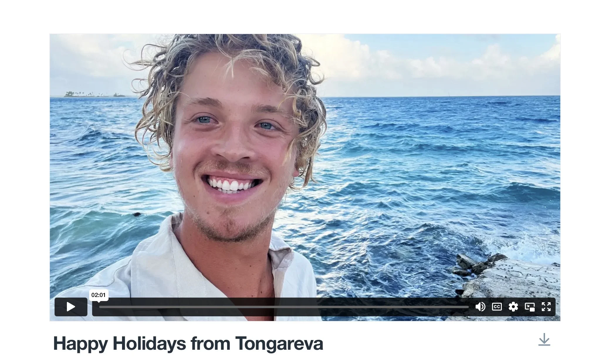 Happy Holidays from Penrhyn