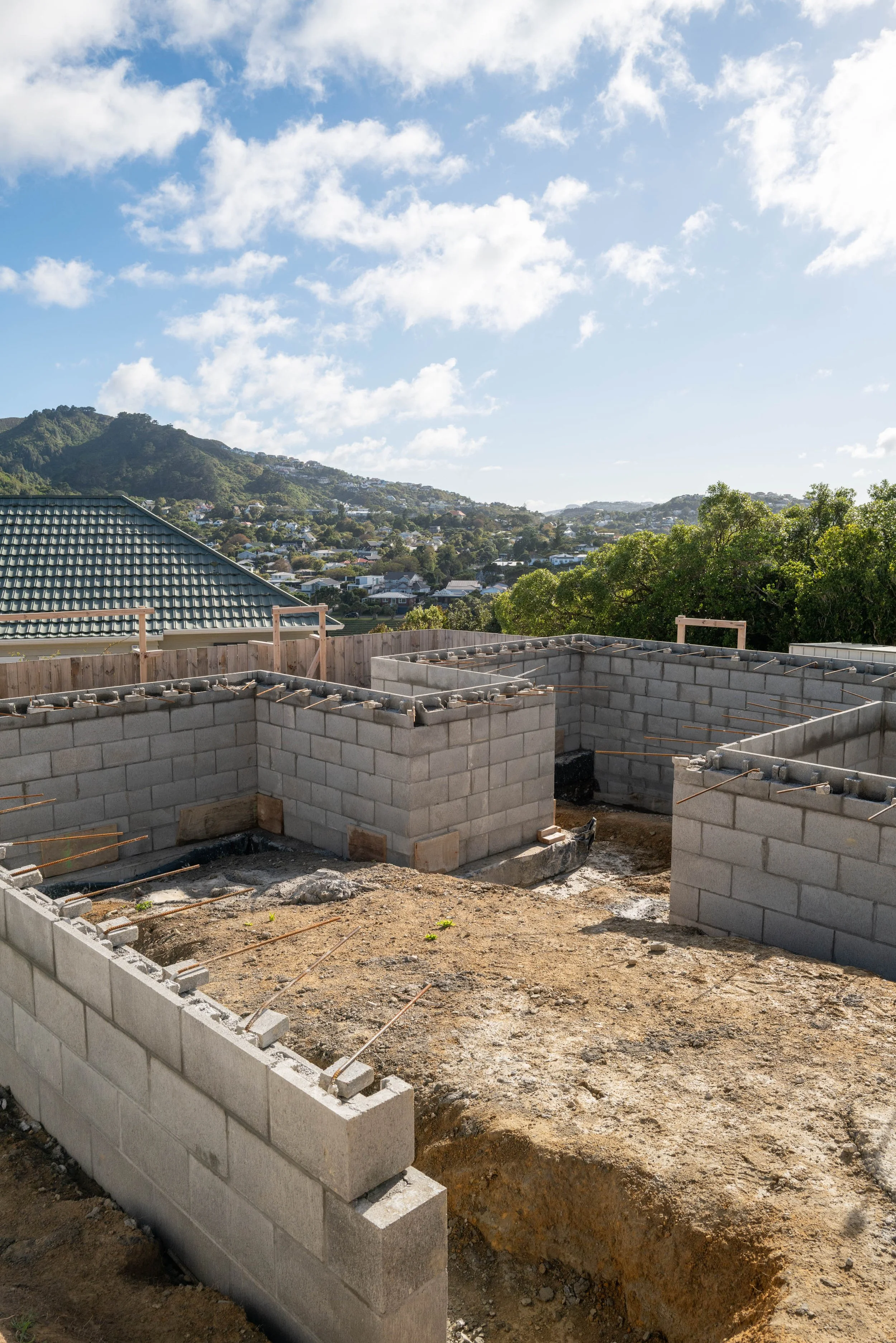 Fourfold by First Light Studio - Residential Home has Foundations set in Khandallah