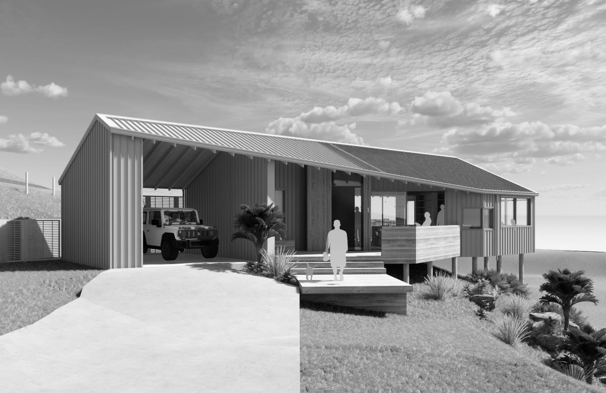 The Escape

Designed as a place of restoration, reflection and joy, this home takes its cues from the landscape that surrounds it. A compact, thoughtfully crafted sanctuary, it celebrates simple living, flexible spaces, and a deep connection to natur