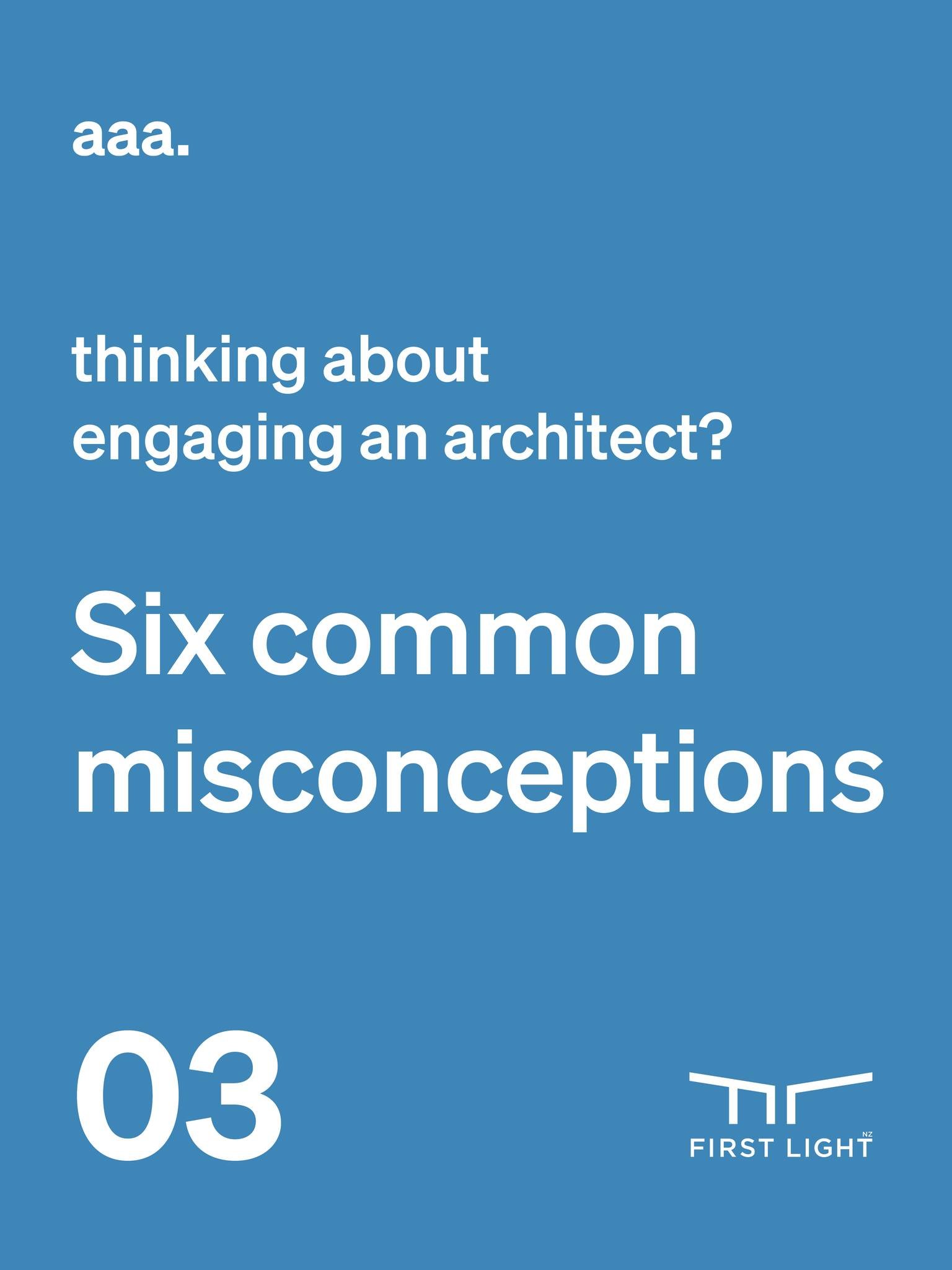 Our latest Ask An Architect article has just been published!
 
This edition tackles six common misconceptions about engaging an architect, answering some of the questions we hear most often from homeowners before they begin their project.

Visit the 