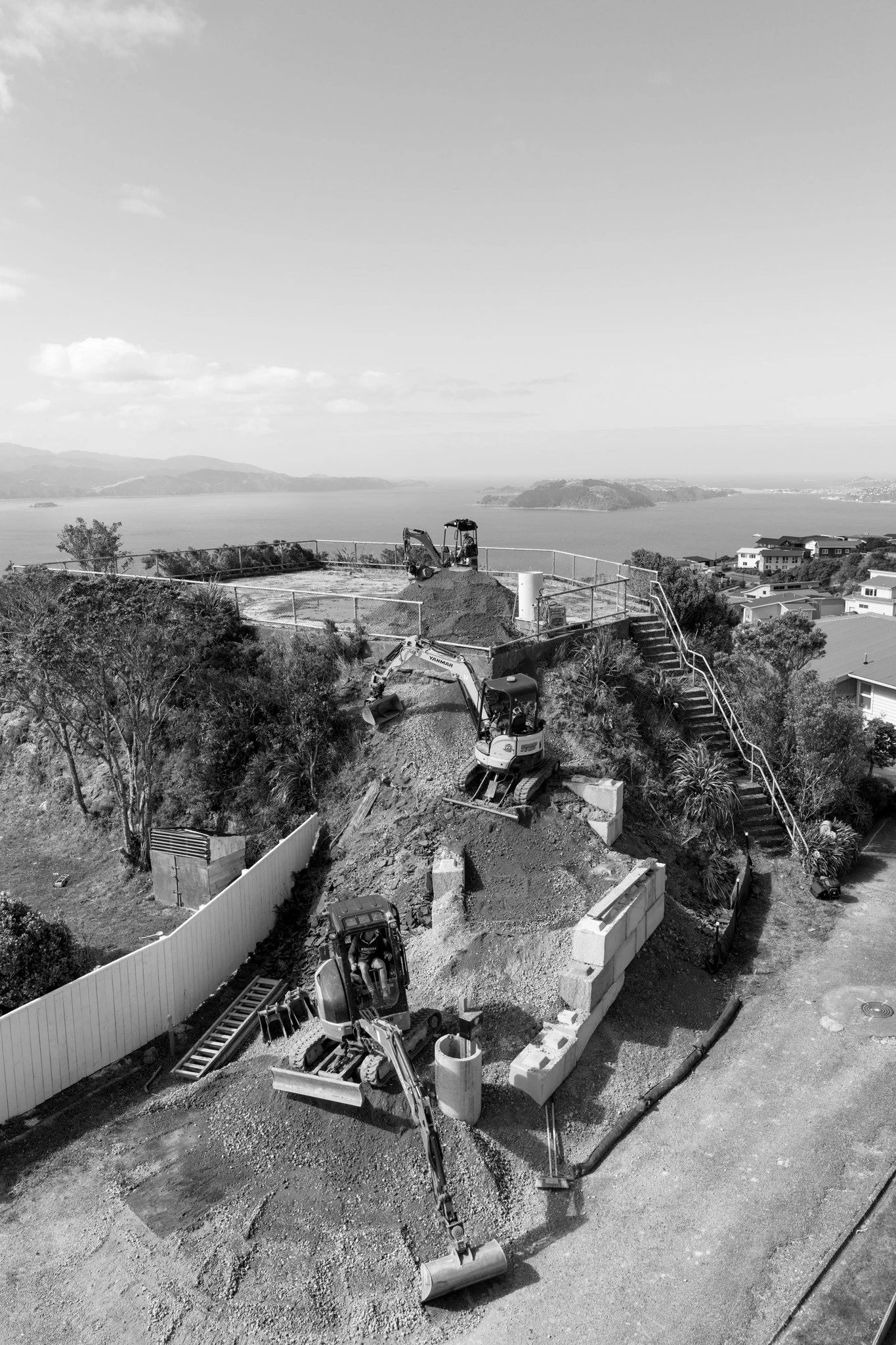 As Luwte is reaching the final stages of construction, we're reflecting on progress to date.

This photo series illustrates how each corner of the home is oriented to a direction and a temperament, creating a compact plan with a big story. 

We are w