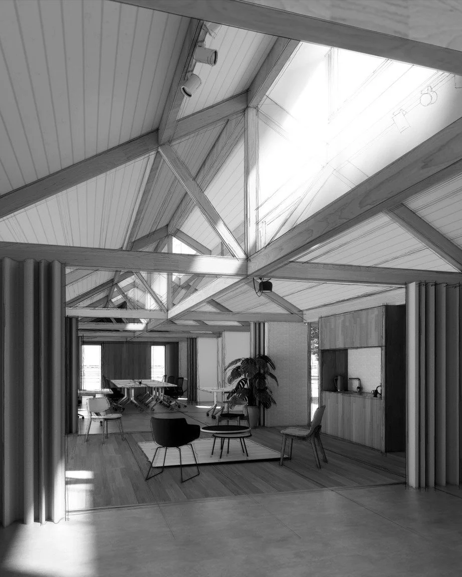 Tamahere Arts and Crafts Centre

The centre replaced a small, poorly ventilated art space tucked inside the original Tamahere village clubhouse. In its place is a generous, light-filled studio built specifically for creative work and community life, 