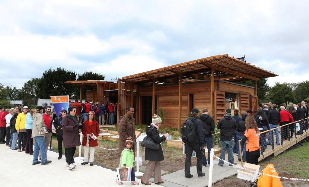 The First Light House, full-scale solar powered eco house gets visitors in Washington DC at the Solar Decathlon