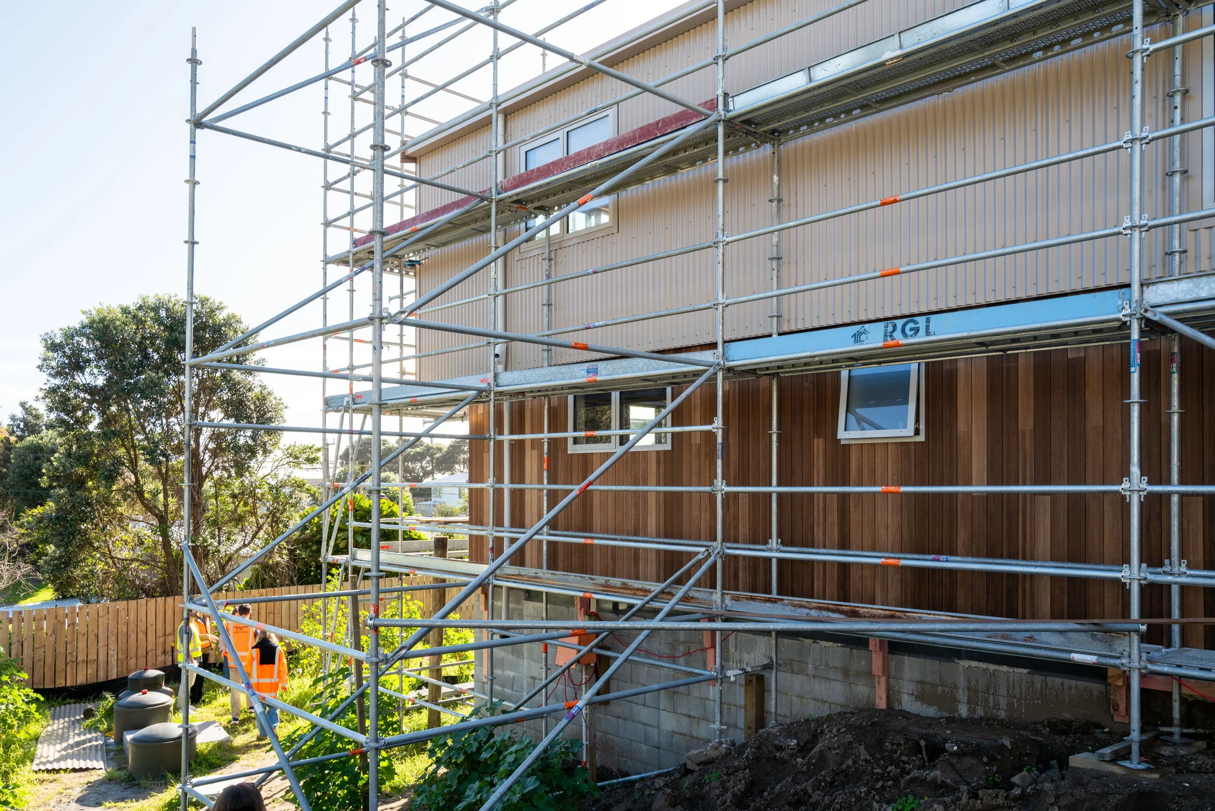 Beachroad Townhouses by First Light Studio, Townhouses in Paekākāriki with timber cladding