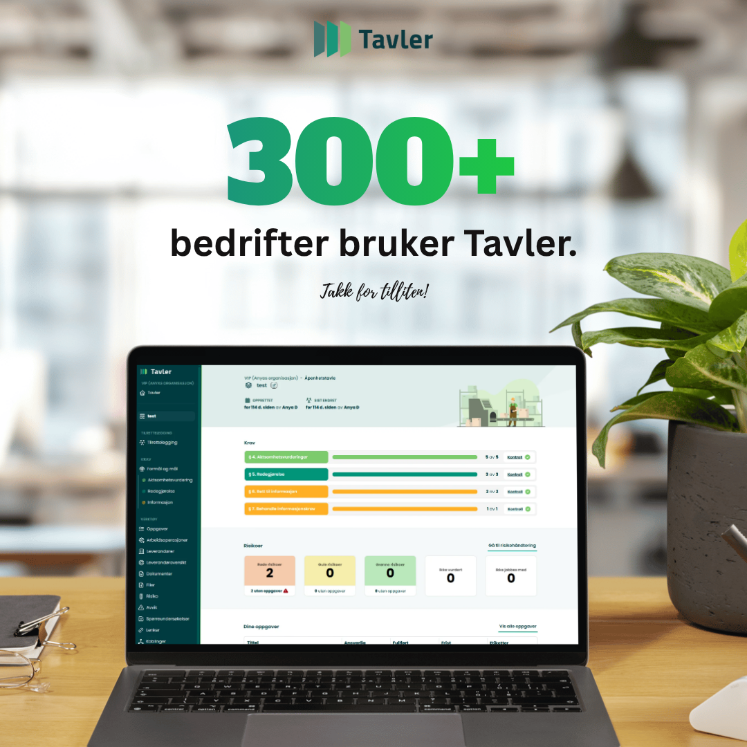 300 bedrifter har valgt Tavler&nbsp;!