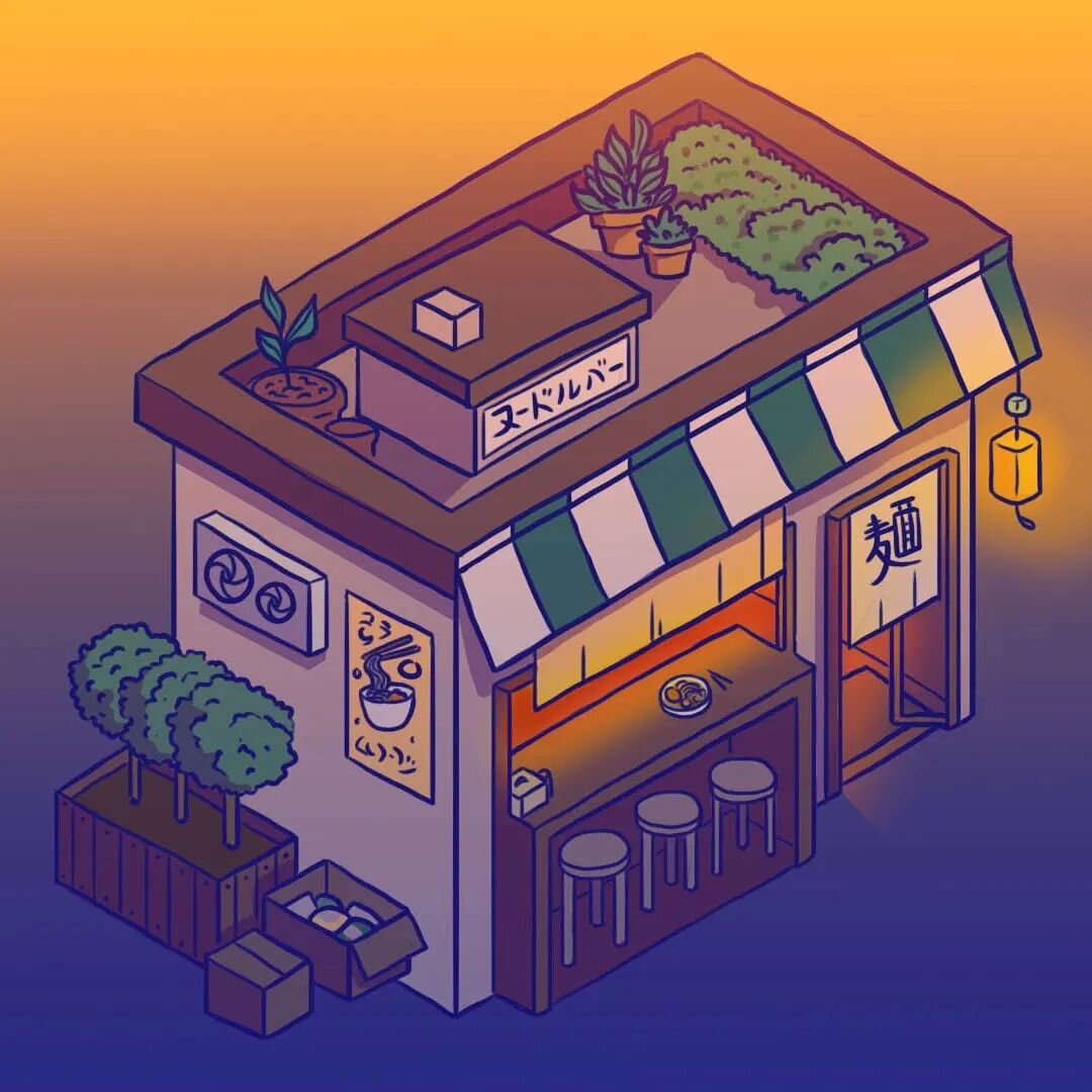 Tried something a little different 🍜

#isometric #isometricart #isometricillustration #noodlebar #illustration #adobephotoshop