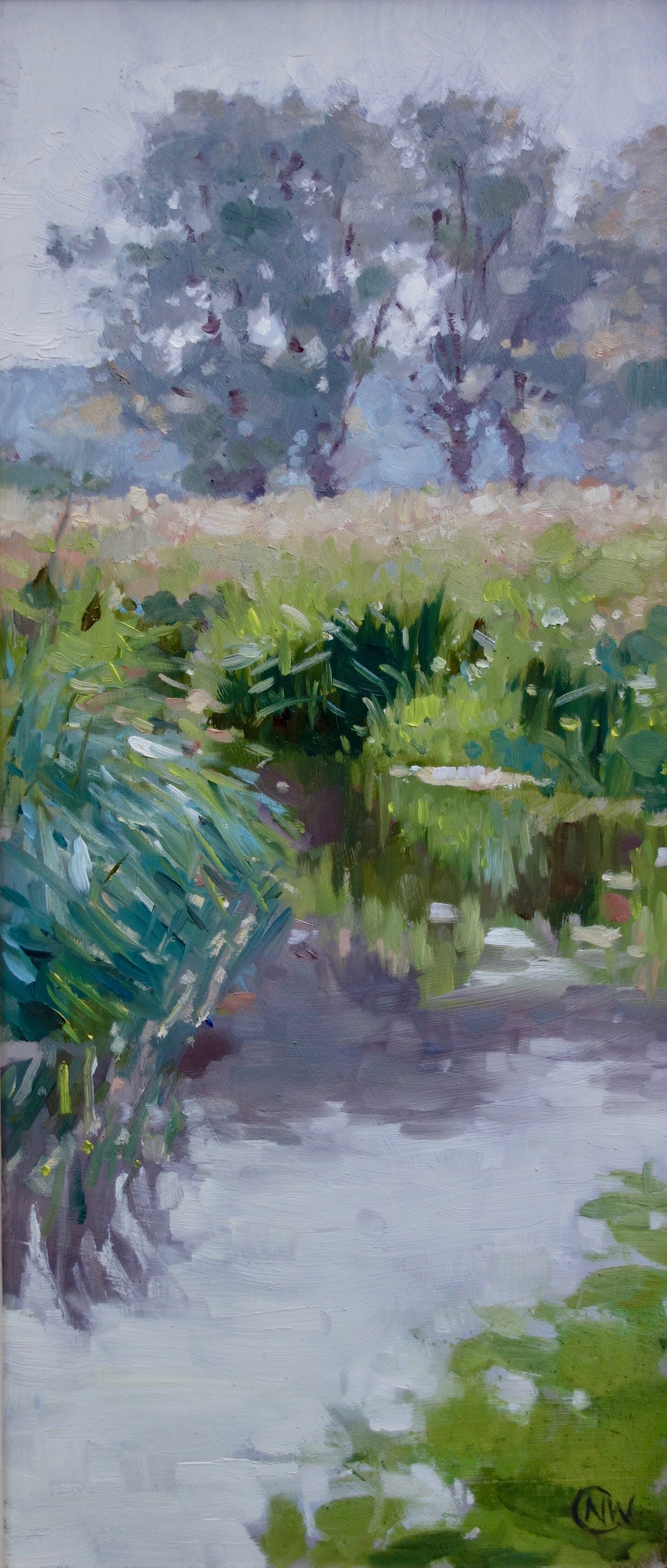 Landscape portraiture oil on board 14%22x 6%22..jpeg
