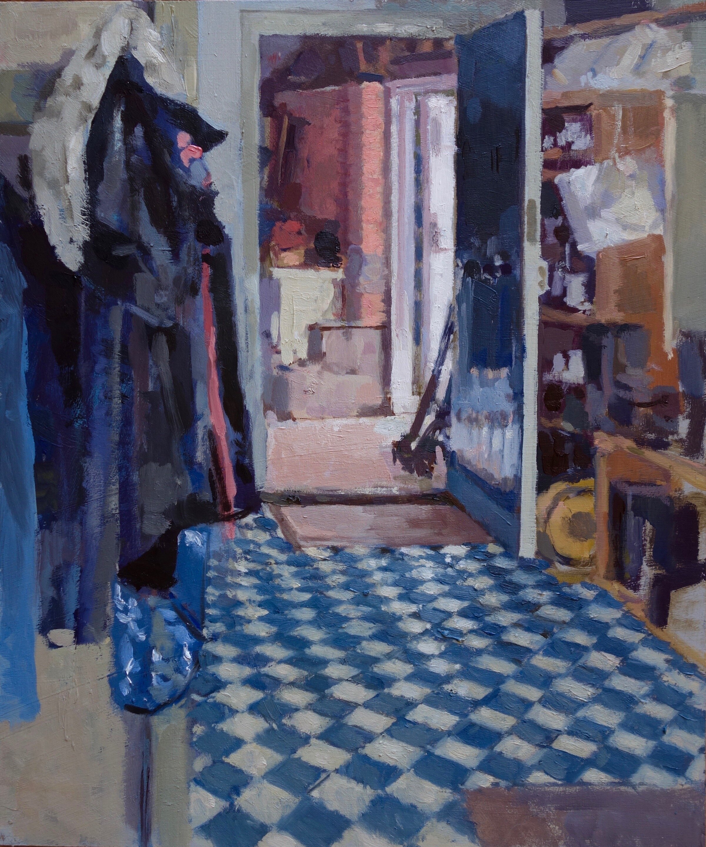 Gone for a walk oil on board 12%22x 10%22..jpeg