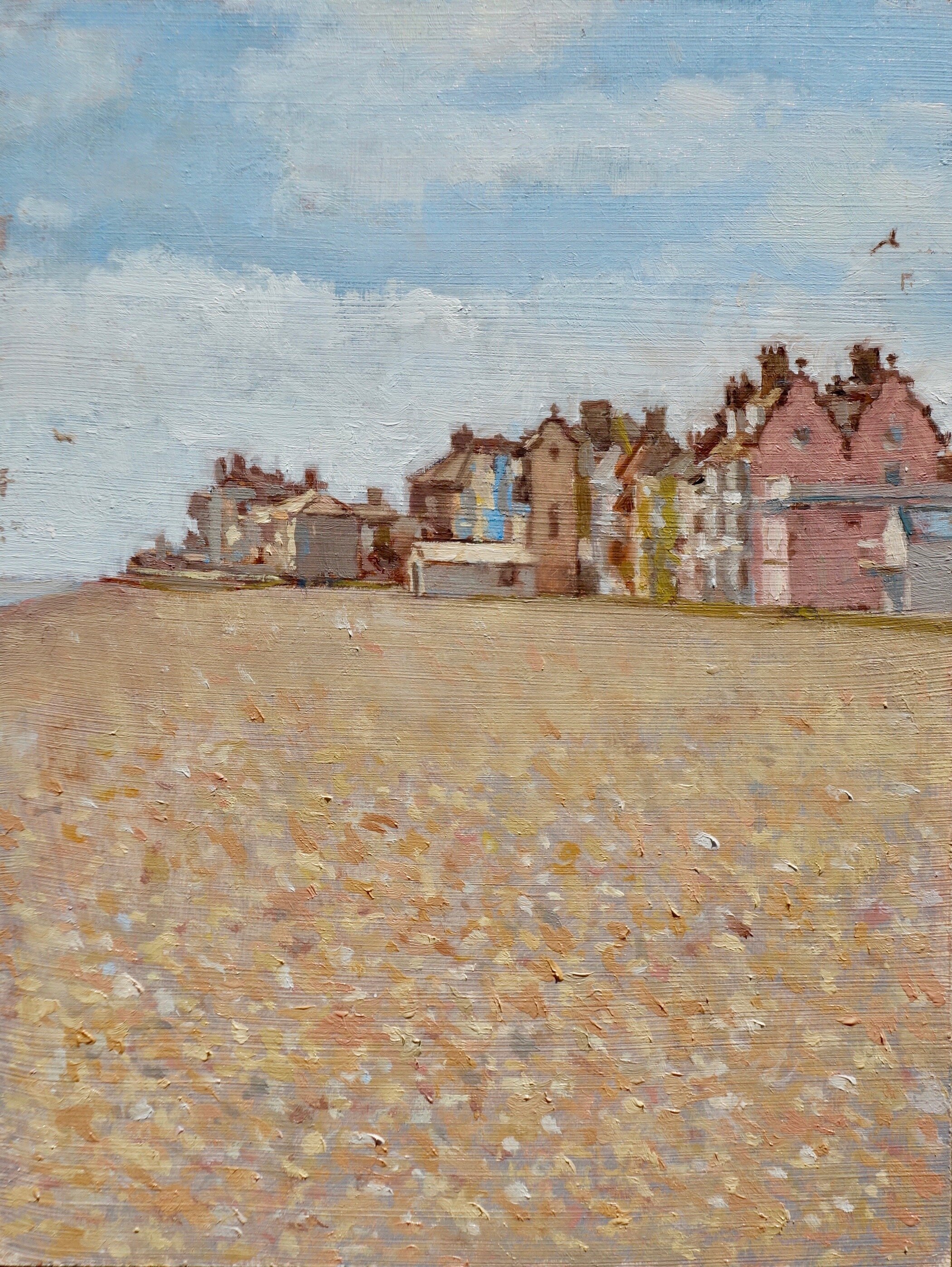 Sandals off oil on board 8%22x 6%22..jpeg
