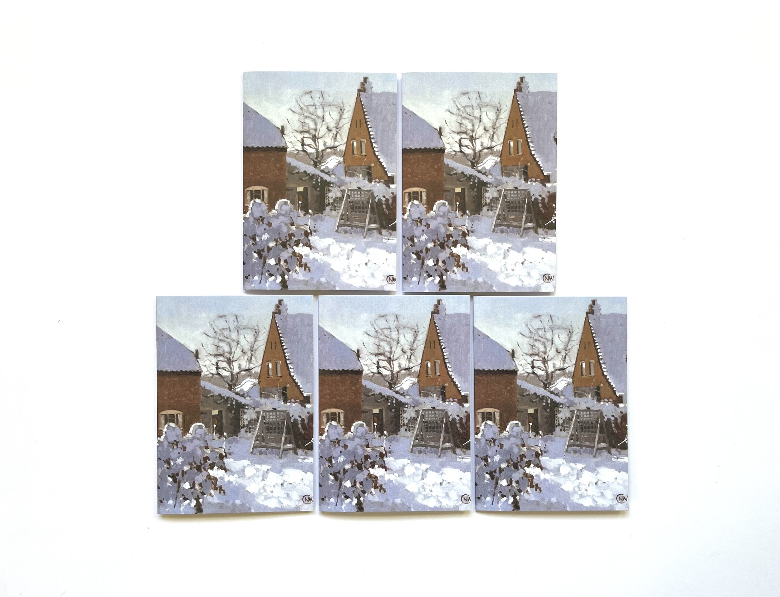 Five Verge of Spring Christmas cards