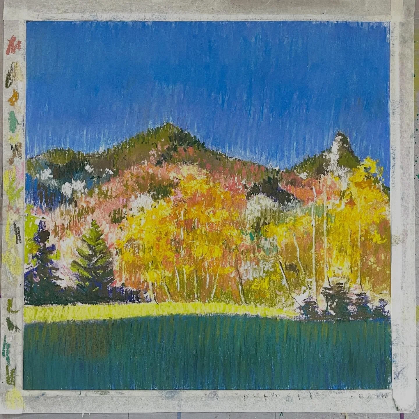 Oberammergau, Soft pastel on card, 16
x 16 inches. Study for oil painting from a recent trip to Germany.

#oberammergau #mountains #bavarianalps #pastel #shadows  #landscape  #landscapepainting