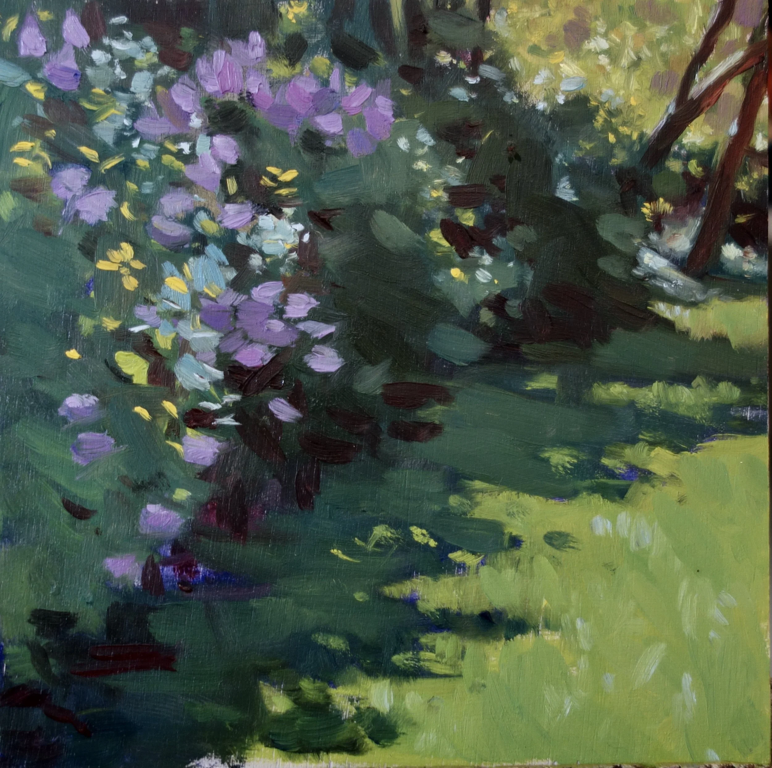 Lilac Oil 6 x 6 in