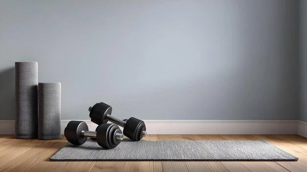 modern-home-gym-interior-with-dumbbells-fitness-mat-and-yoga-rolls-in-a-minimalist-blue-room-showcasing-a-lifestyle-of-exercise-and-wellbeing-promoting-physical-activity-and-photo.jpg