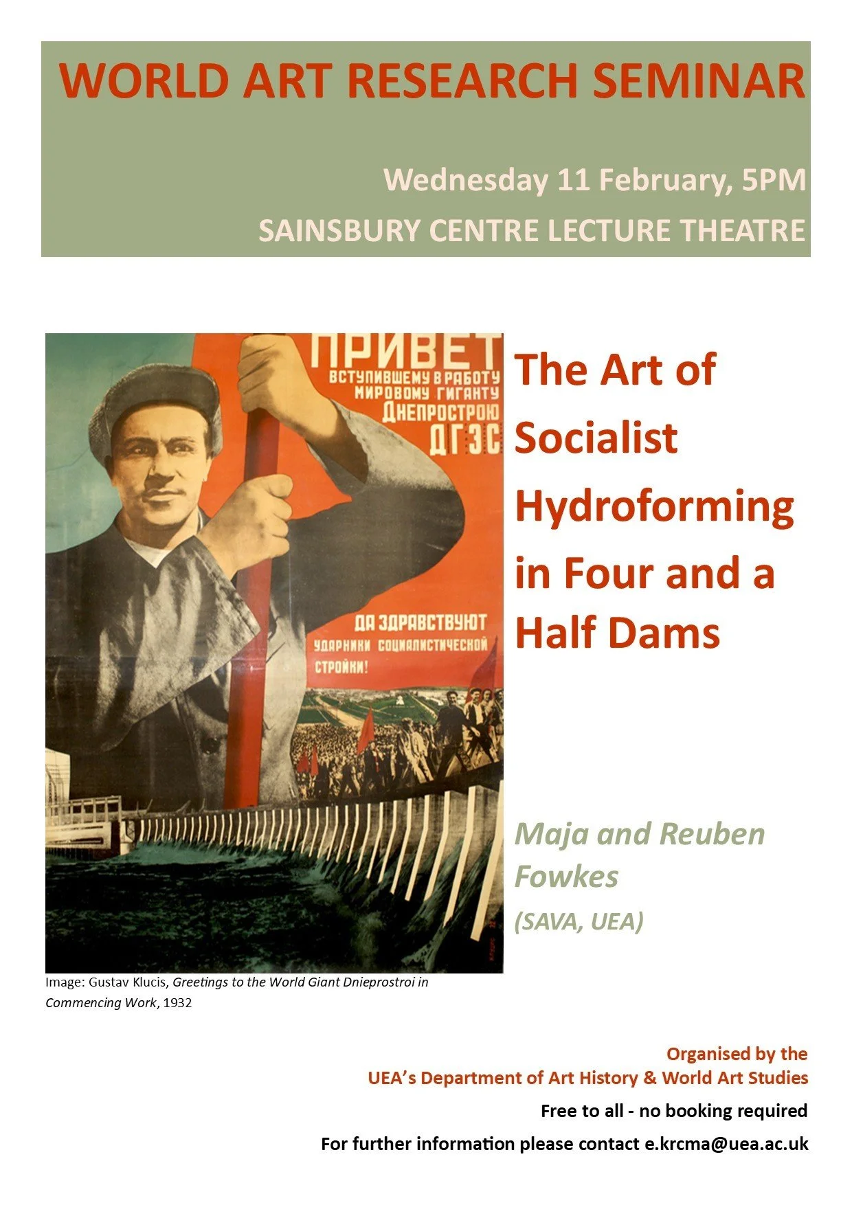 The Art of Socialist Hydroforming in Four and a Half Dams - World Art Research Seminar