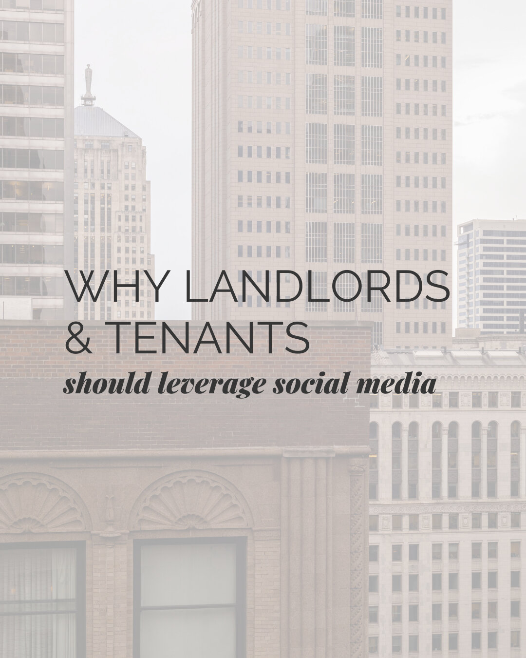 Social media &mdash; as we know &mdash; is SUCH a powerful tool for both landlords AND tenants! Looking to boost your brand awareness? Fill occupancy? Find your perfect listing? ​​​​​​​​
​​​​​​​​
Use 👏 social 👏 media.​​​​​​​​
​​​​​​​​
Here are a fe