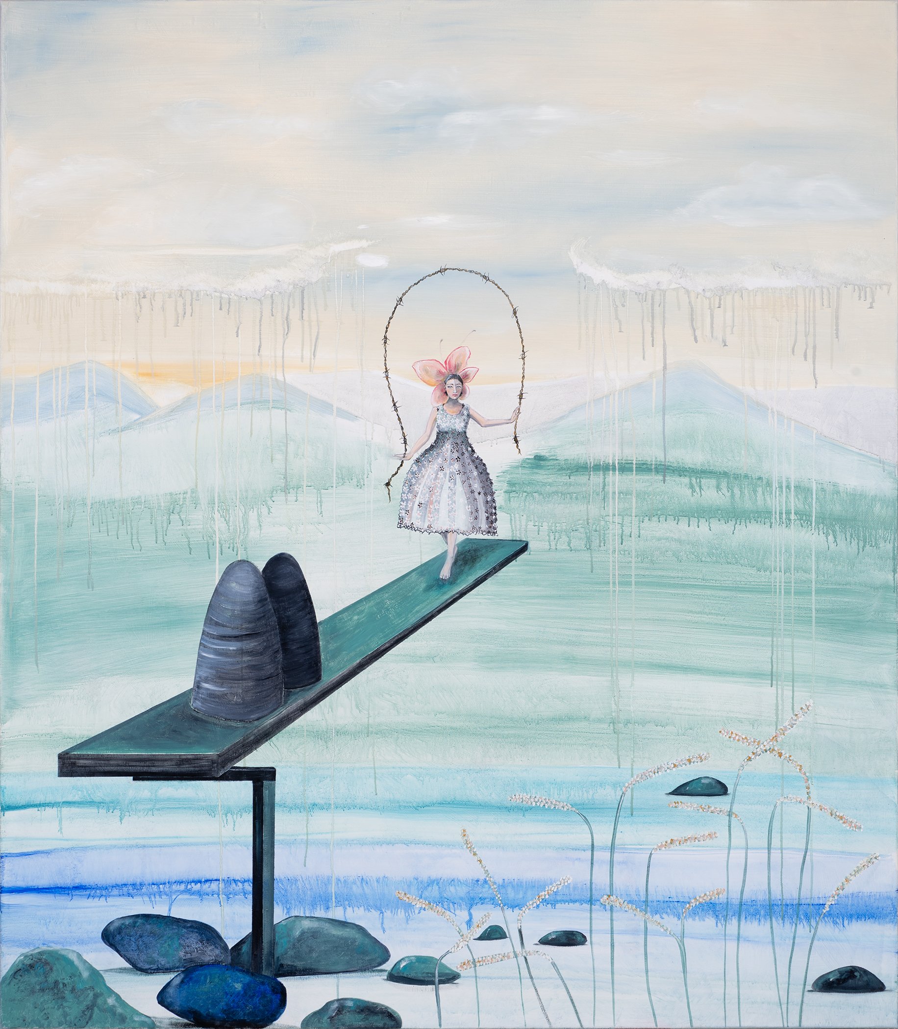 Westwind
2023
Öl auf Leinwand
160 x 140 cm