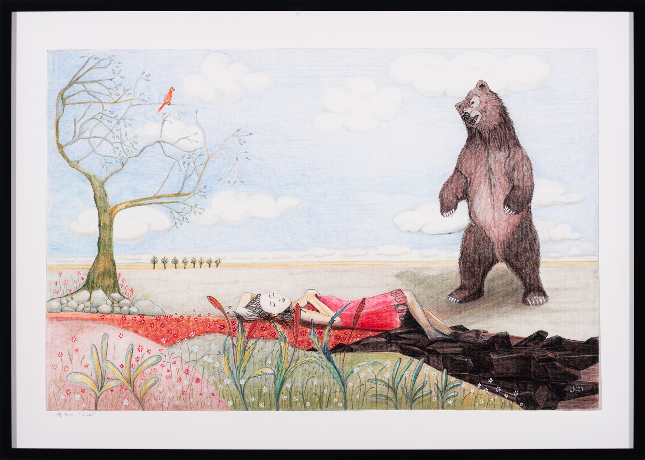 In love
2023
Zeichnung, Collage
40 x 60 cm