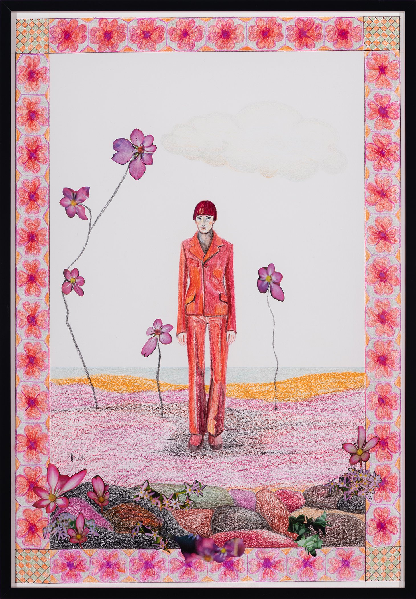 Das Kapselfrüchtchen
2023
Zeichnung, Collage
48 x 33 cm