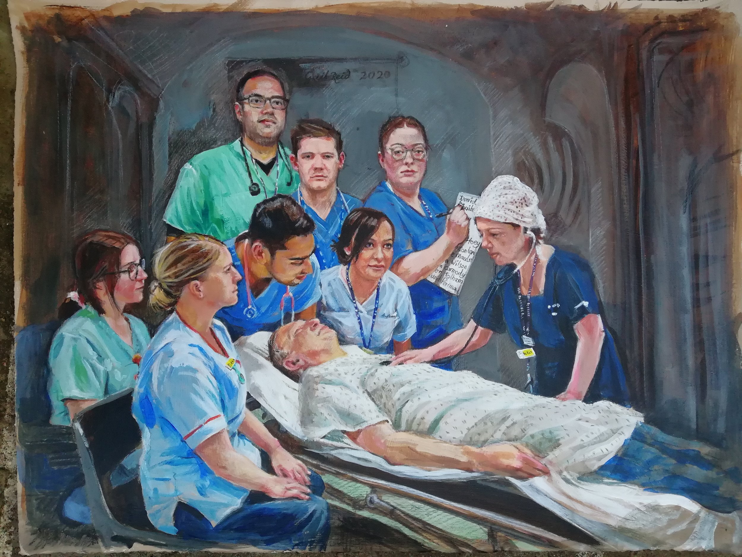 Portrait of NHS heroes