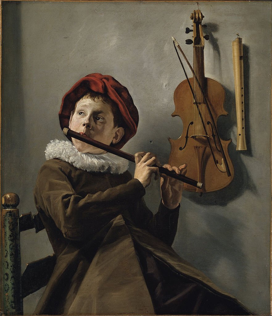 Boy Playing The Flute (Leyster)