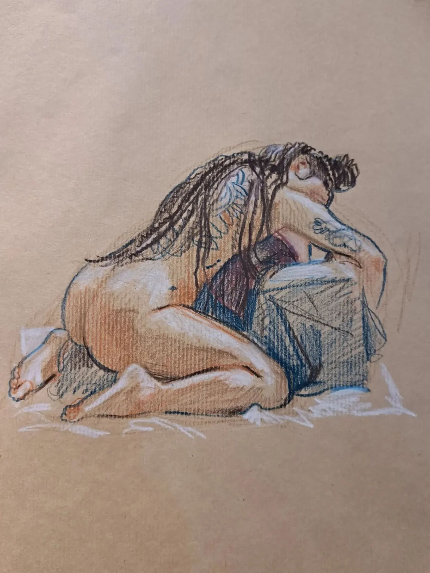 Fantastic poses, 20 mins and less by @_bypao__ for @unitedmodels_lifedrawing @kit.form this evening